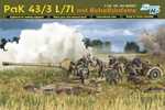 Model Kit vojaški 6522 - PaK 43/3 L/71 MIT BEHELFSLAFETTE (1:35)