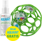 Juguete OBALL RATTLE 10cm 0m+ seafoam+50ml Aquaint