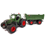 Traktor s prikolicom i efektima 42 cm