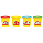 HASBRO - Play-Doh 4er-Pack Becher 4 x 85g