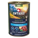 Conserve Ontario Adult pâté de canard saveur canneberges 400g