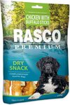 Pochúťka Rasco Premium byvolia koža obalená kuracím mäsom, tyčinky 230g