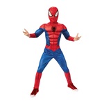 SPIDERMAN BLACK LINE dětský kostým velikost L(122-128 cm)