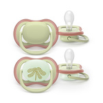 Philips AVENT Schnuller Ultra Air Tag und Nacht 6-18m Mix 2Stk