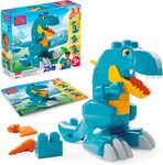 Mattel MEGA BLOKS Fisher-Price 3 în 1 set de construcție cu dinozaurul T-Rex