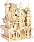 Woodcraft Drevené 3D puzzle vila