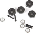 Axial unášač 12mm Hex, hriadeľ, vložka (4): UTB