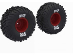 Arrma koleso s pneumatikou dBoots Cut Chevron, disk červený (2)