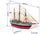 OCCRE Fram výskumná loď 1:85 kit