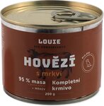 Konzerva LOUIE hovädzie s mrkvou, vitamínmi a minerálmi 200g