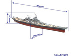 OCCRE USS Missouri 1:200 kit