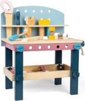 Bigjigs Toys Tavolo da lavoro per bambini con strumenti