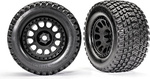 Traxxas koleso, disk Rally MT, pneu Gravix (pár)