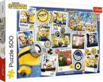 Trefl Puzzle 500 - Bláznivá zbierka fotografií / Minions: Zloduch prichádza