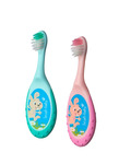 Brush-baby FlossBrush 2in1, prvá zubná kefka a hryzátko 2v1, 0-3 roky