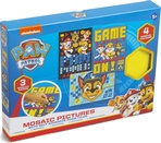 Paw Patrol mozaika 21x15cm 4penové nálepky + 3druhy obrázkov