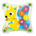 Quercetti Jumbo Gears - farebné ozubené kolesá