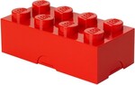 LEGO® box na desiatu 8 - červená  100 x 200 x 75 mm
