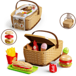 Detský piknikový košík - Burger set