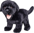Labrador plyšový 23cm stojící černý