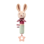BABYONO Hračka pískacia s hryzačkou Rabbit Karo 3m+