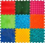 Ortek Masážna ortopedická podložka Ortek "Puzzle Morské" 9 modulov