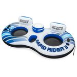 Bestway 43113 Nafukovací kruh/kreslo pre 2 osoby Rapid Rider, 251 x 132 cm