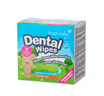 Brush-baby Dental Wipes, obrúsky na čistenie zúbkov, 0+