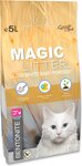 Podstielka Magic Litter Bentonite Ultra White Baby Powder 5L