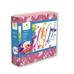 Sycomore Lovely box - kreativni set scoubidou - zabavno pletenje od šarenih konaca