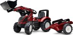 Falk Šliapací traktor 4000AM VALTRA S4 s predným nakladačom a vlečkou