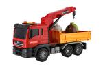 Camioncino servizi urbani plastica 27cm a frizione a batteria con luce con suono