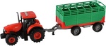 Traktor Zetor s vlekom plast na zotrvačník na bat. so svetlom so zvukom