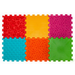 Ortek Masážna podložka „Ortek Mix Puzzle“ 6 prvkov Mäkká