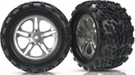 Traxxas bicykel 3.8", disk Split-Spoke H14 matný, pneu Talon (pár)