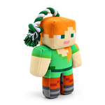 MINECRAFT Hundespielzeug mit Seil Alex