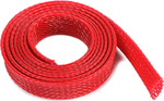 Ochranný káblový oplet 10mm červený (1m)