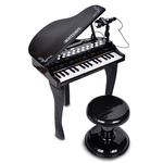 Bontempi Elektronisches Kinderklavier mit Hocker und Mikrofon