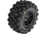 Pro-Line kolo 1:16, pneu Badlands MX, disk černý H12mm (4): Mojave Grom