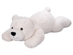 Plush Friends urs polar din pluș 100 cm culcat