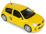 1:43 RENAULT CLIO V6 PH.2 JAUNE SIRIUS 2003 - SOLIDO