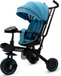 Detská trojkolka Baby Mix Peony EVA modrá