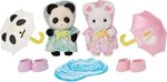 Sylvanian Families Prechádzka v daždi Baby Duo