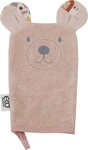 EKO Toallita de algodón con orejas Bear Rose pink 20x15 cm
