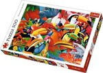 Trefl puzzle Farebné vtáky 500