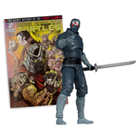 McFarlane figura a Teenage Mutant Ninja Turtles Foot Soldier 5in Action képregénnyel
