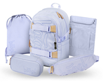 BAAGL SADA 5 Skate Lilac: hátizsák, tolltartó, zseb, övtáska, laptop tok
