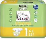 Moomin Baby 1 Neugeborene 2–5 kg (25 Stk.), Bio-Windeln