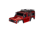 Traxxas karosérie TRX-4 Land Rover Defender červená (bezsponková)
