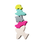 Haba Dynamická zábavná hra Stacking Challenge Doprava 5 figúrok 300 zadaní